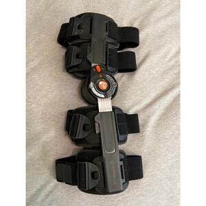 Breg T scope knee brace acl pcl mcl post surgery support stabilize lock out OS